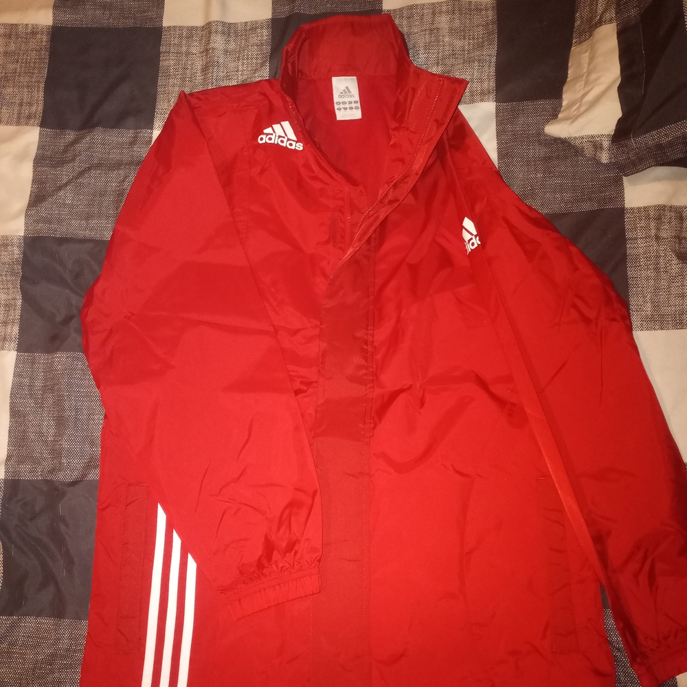 Adidas Men's Classic Red Windbreaker